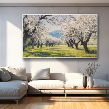 Blossoming Almond Tree Painting